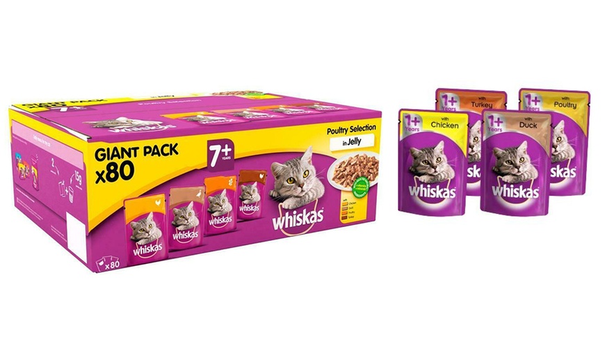 Image 5: Whiskas 80-Pouch Cat Food Box