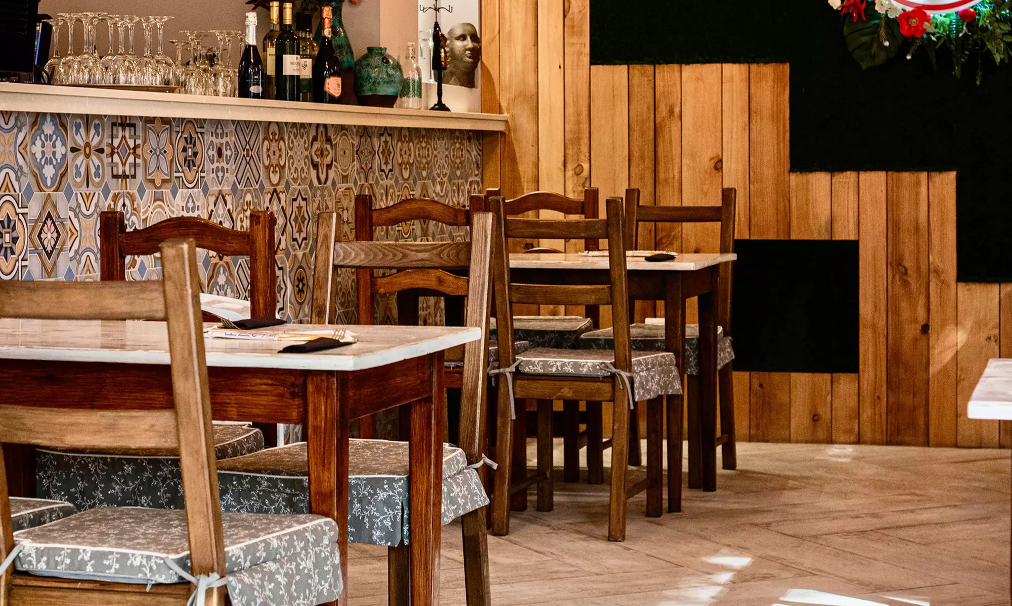 Menú italiano con lambrusco en Ristorante Pizzería La Paz Desde 1976