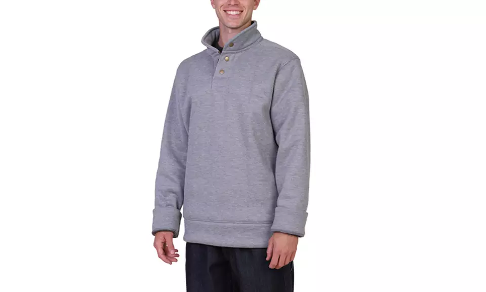 Maxxsel Men's Fleece-Lined Heavy Thermal Shirt (S-3XL) - Second Medium
