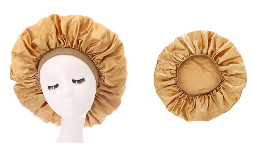 Image 3: Satin Sleep Caps