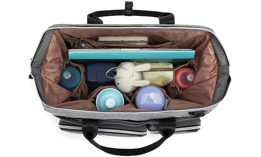 Image 22: Multi-Compartment Maternity Bag