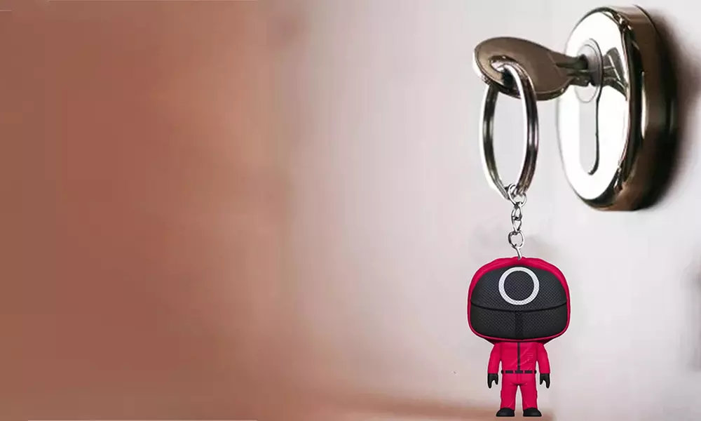 1 ou 2 porte-clés a l'effigie de la série Squid Game - Primary Image