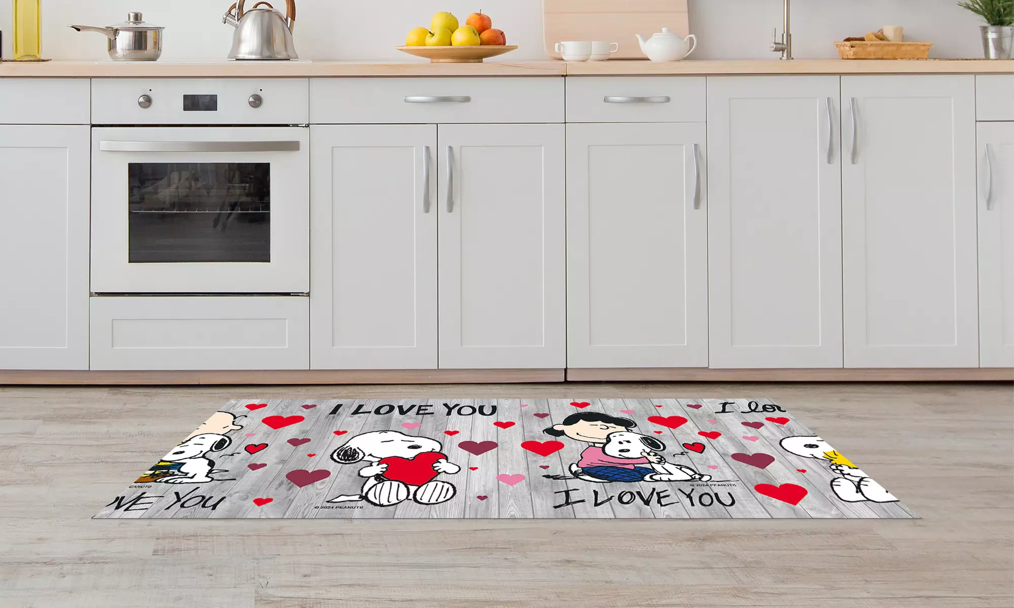 Küchenläufer mit Peanuts-Motiv