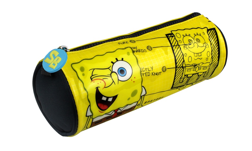 Image 8: Spongebob Backpack Set