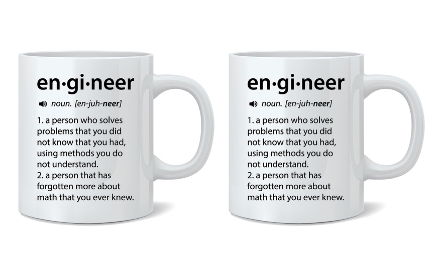 Image 17: One or Two Definition Novelty Mugs