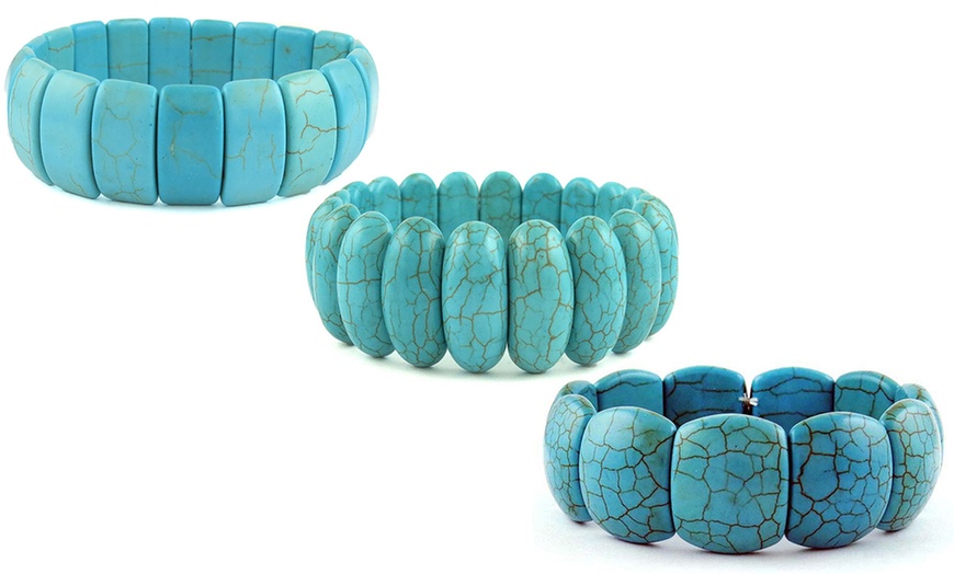 Turquoise deals stretch bracelet