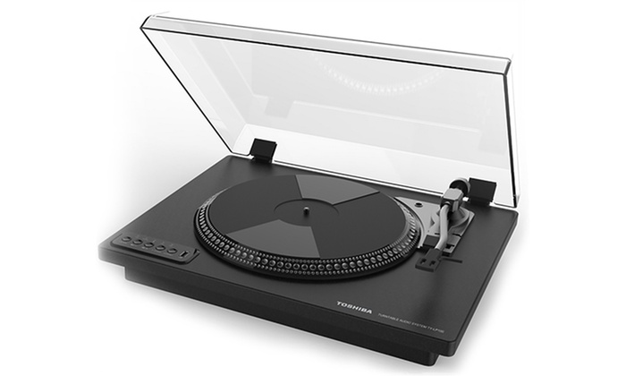 toshiba turntable with speakers