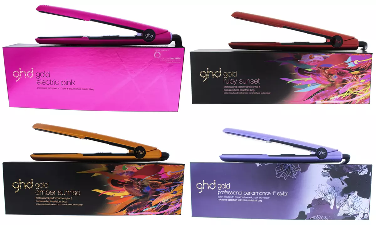 GHD Wanderlust Collection Amber Sunrise Gold Styler Hair factory Straightening Flat Iron