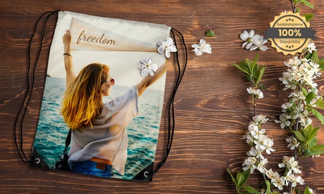 Fino a 3 zaini a sacco personalizzati offerti da Printerpix (sconto fino a 87%)