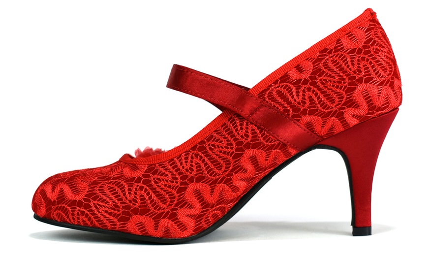 Image 17: Women's Floral Lace Shoes