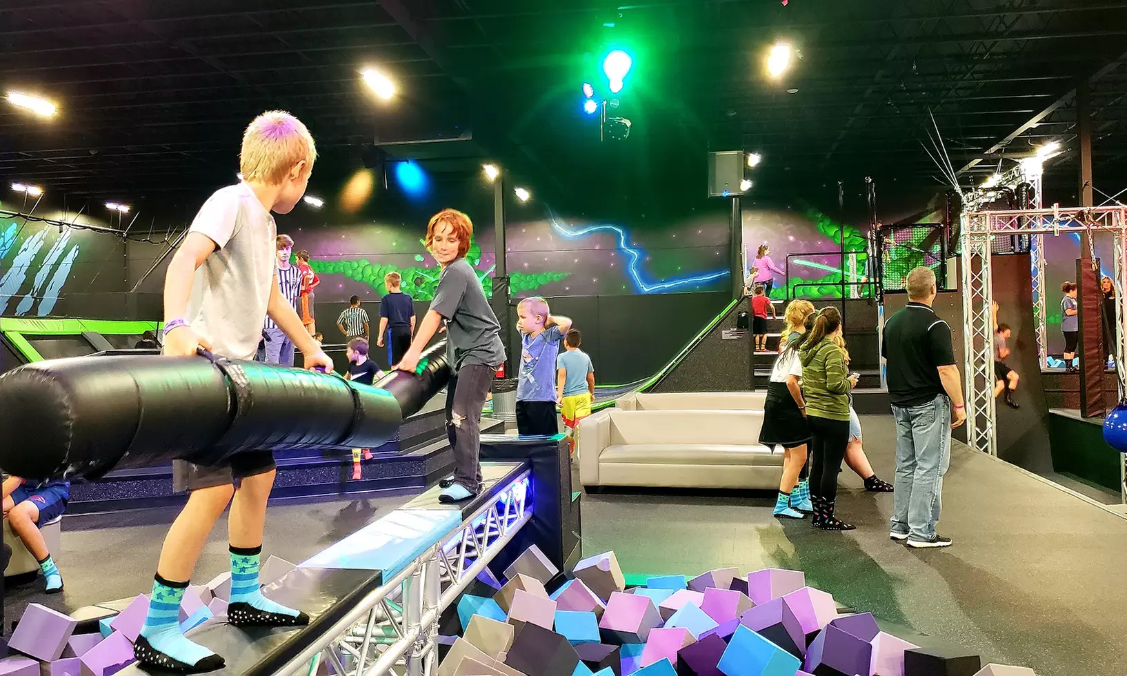 Flight Ticket for 1, 2, 4, or 6, or Party for Up to 10 Jumpers at DEFY Eugene Extreme Air Sports (Up to 39% Off) - Primary Image