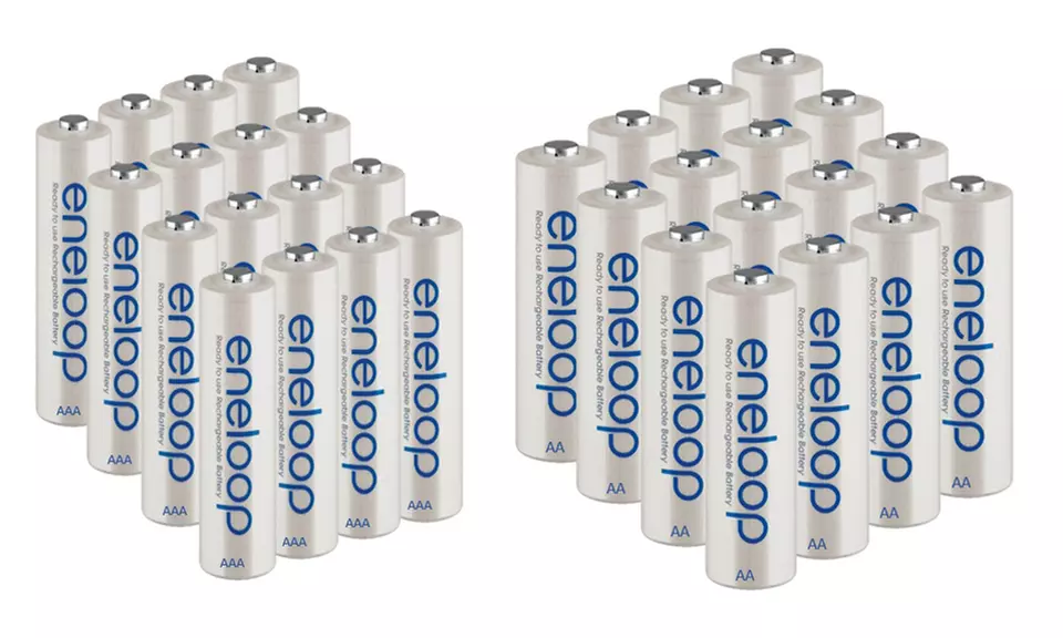 Panasonic eneloop Rechargeable Batteries AA or AAA (16-Pack) - Primary Image