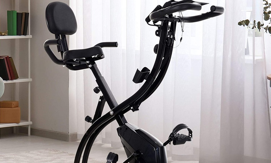 Image 7: HomCom Exercise Bike