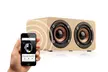 Bluetooth-Lautsprecher in hellem oder dunklem Holzdesign mit 3D-Surround-Sound und 2 Subwoofern inkl. Versand - Second Medium