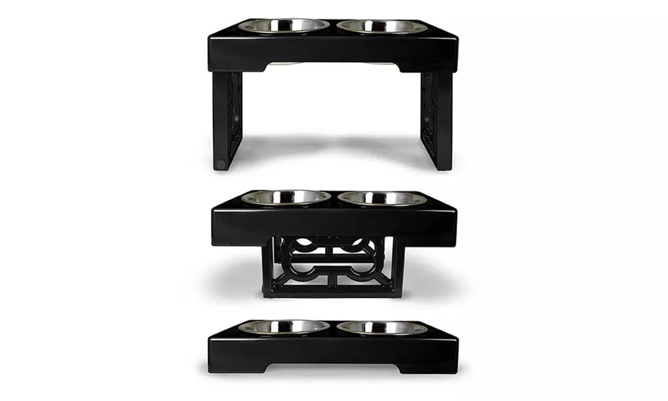 Barking Bistro 3-Stage Elevated Feeder for Dogs - Second Medium