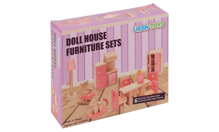 Image 8: Six Dollhouse Furniture Sets