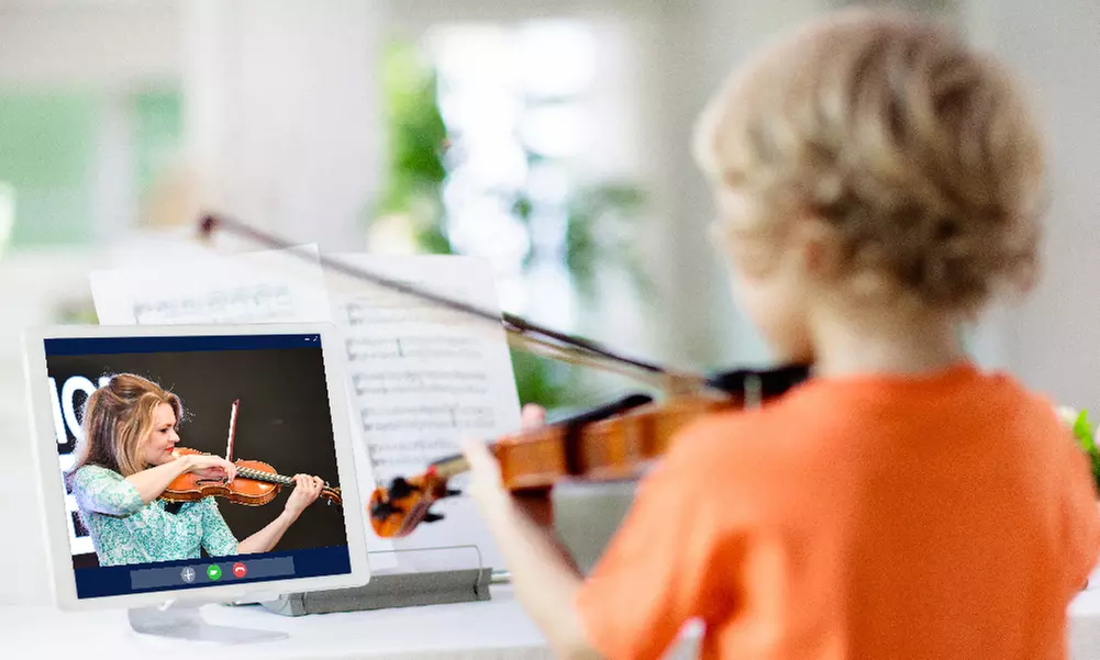 Up to 15% Off Two Virtual Vocal or Instrumental Lessons from WeMusic  - Primary Image