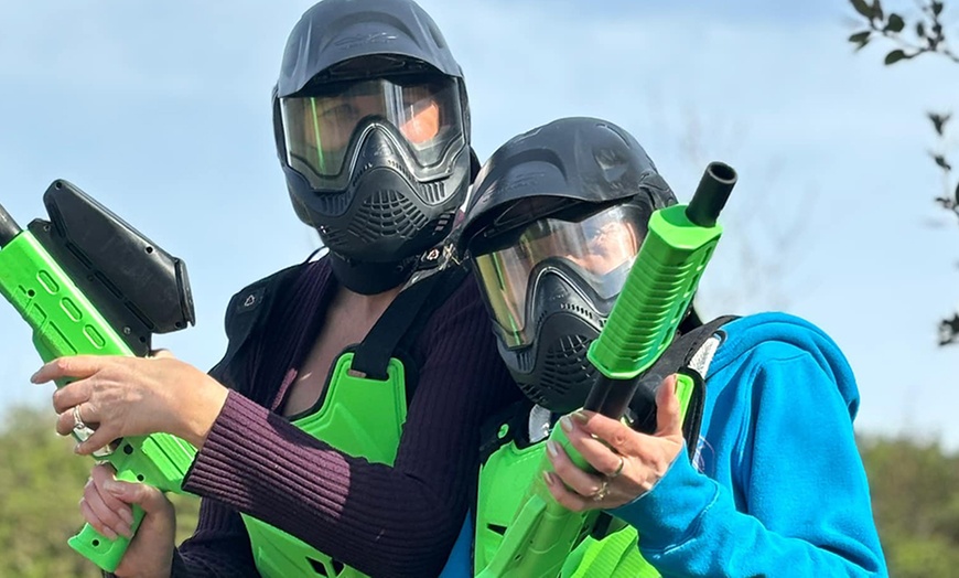 Image 16: Weekend Family-Friendly All-Weather Paintball for Up to 4