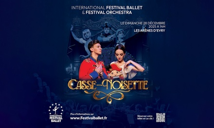 1 place pour "Casse-Noisette" le 28 décembre 2025 à 14h : Catégorie 3 - Le Lac des Cygnes/Casse Noisette - Évry-Courcouronnes