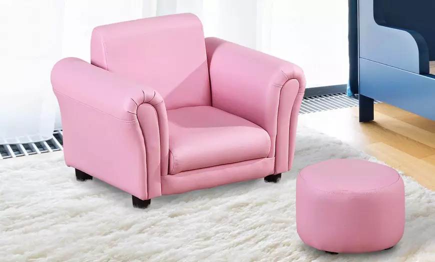 Image 6: HomCom Children's Sofas