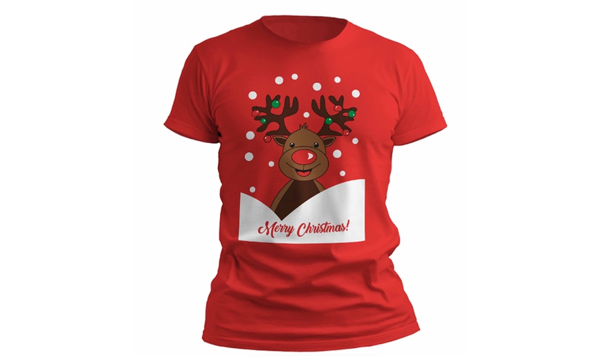 Image 11: Love My Fashions Unisex Christmas-Themed T-Shirt