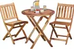 Three-Piece Wooden Garden Furniture Set - Image 4