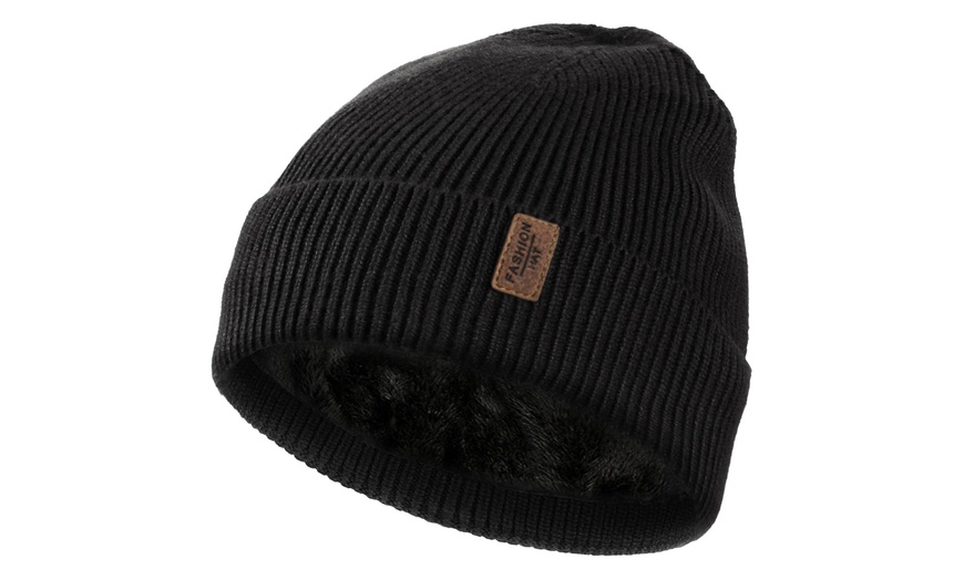 Image 7: One or Two Men's Winter Warm Beanie Hats