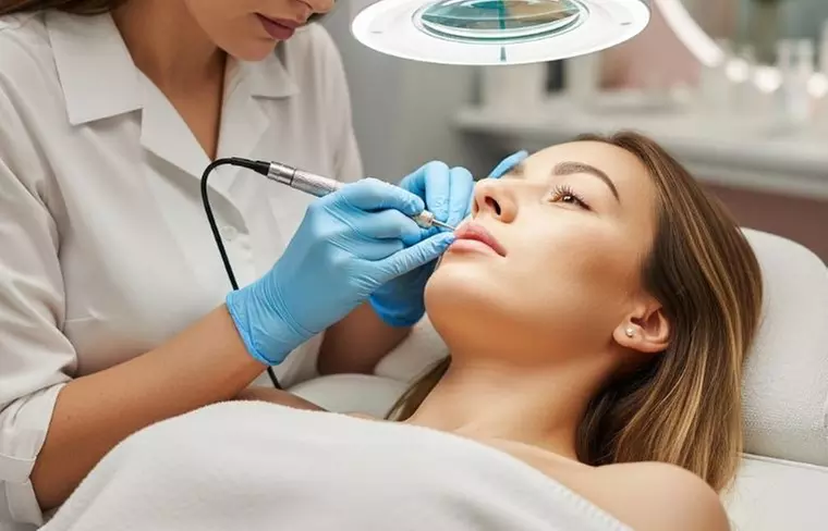 Cejas pelo a pelo, eyeliner, perfilado y labios con micropigmentación