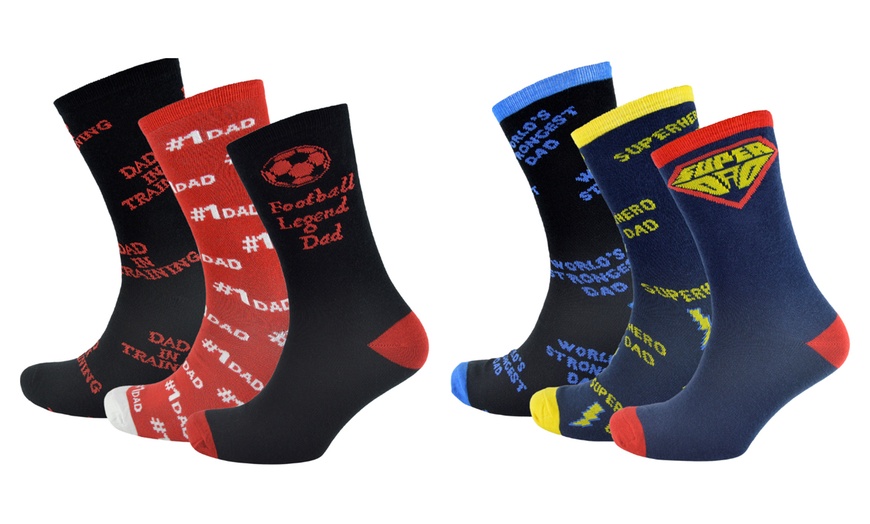 Image 1: Daddy Socks Multipack