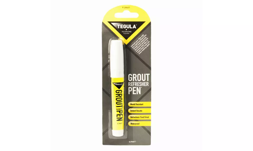 White Grout and Tile Touch-Up Marker - Second Medium