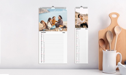Fotokalender, exclusief verzending: 5 / keukenkalender / klein van 42 x 9,5 cm - Photo Gifts