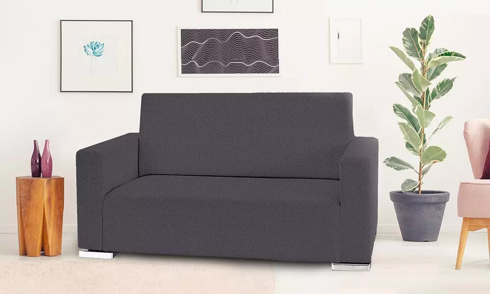 Housse de canapé extensible imperméable avec accoudoirs