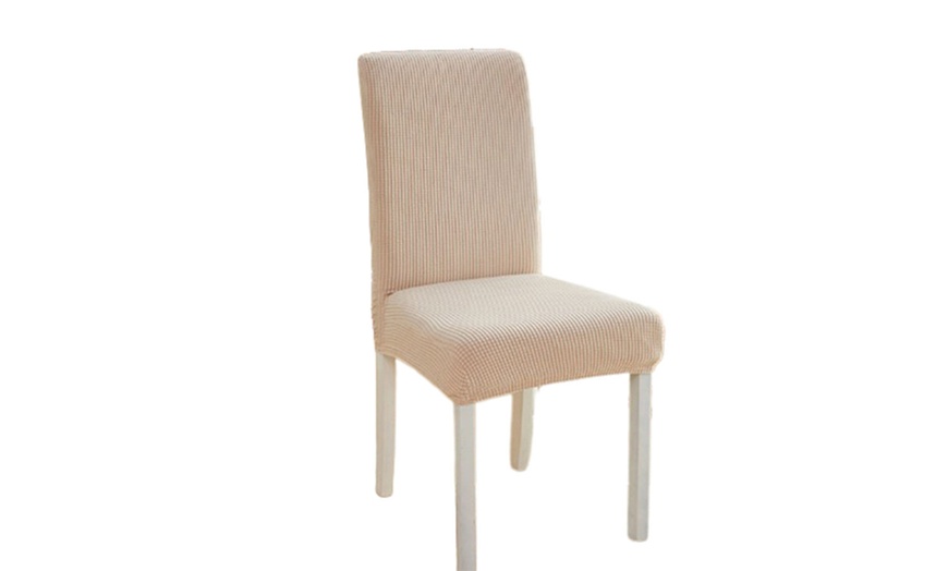 Image 16: Two, Four or Six Stretchable Dining Chair Covers