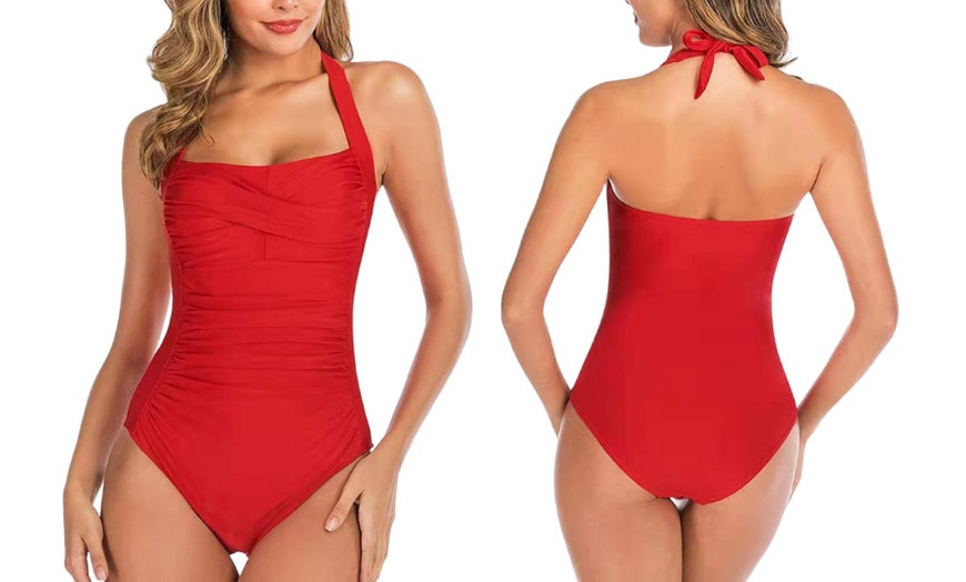 Image 10: Tummy Control One Piece Swimsuit