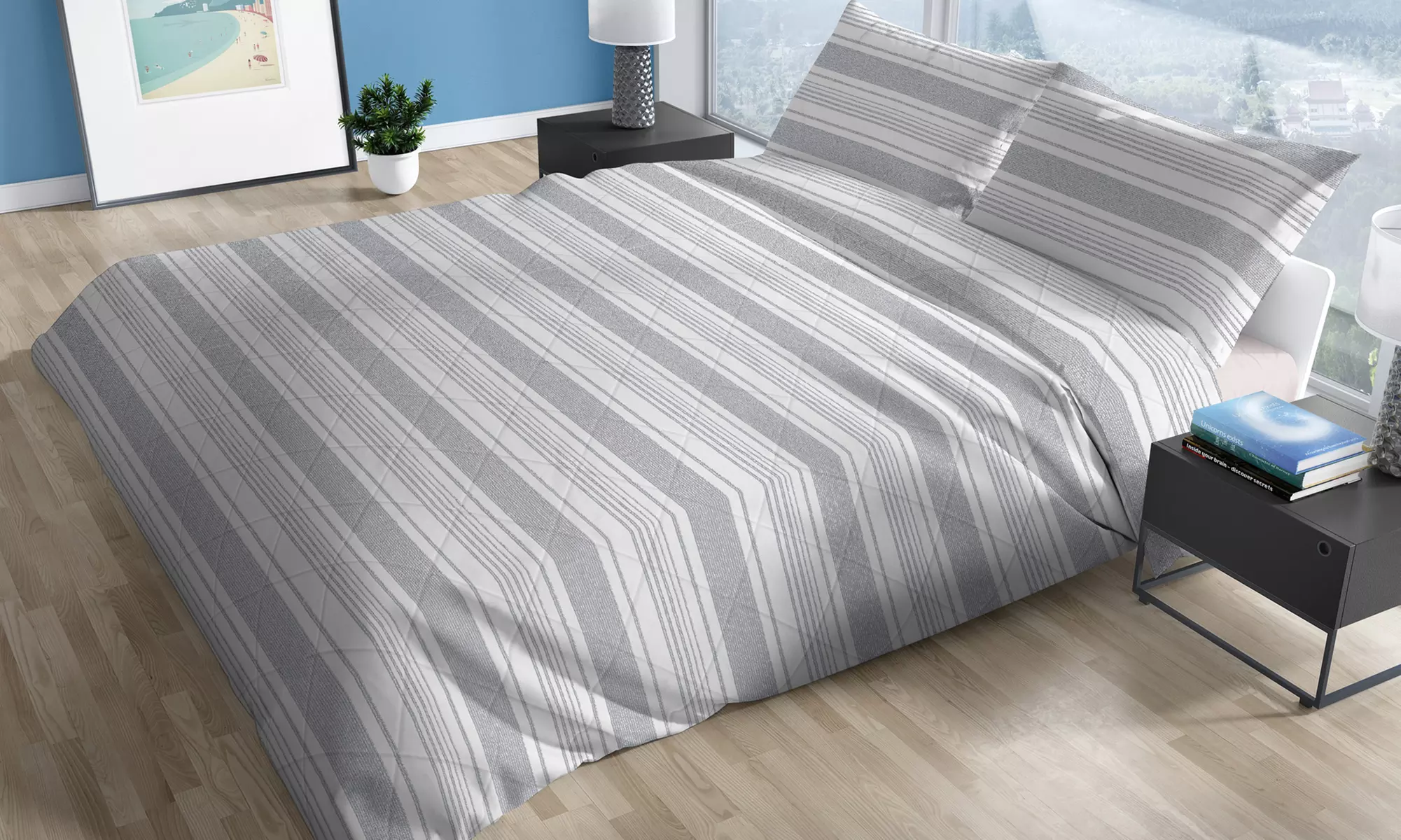 Trapuntini estivi in cotone fantasie rigate, zig zag, geometriche