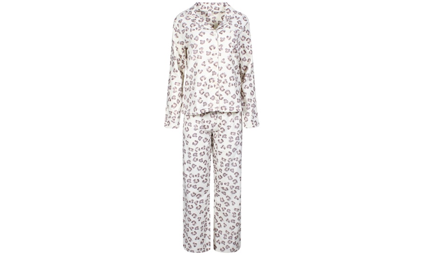 Image 4: Women's Brushed Cotton Pyjamas