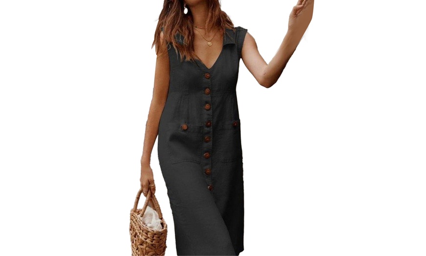 Image 5: Women’s Button-Up Dress