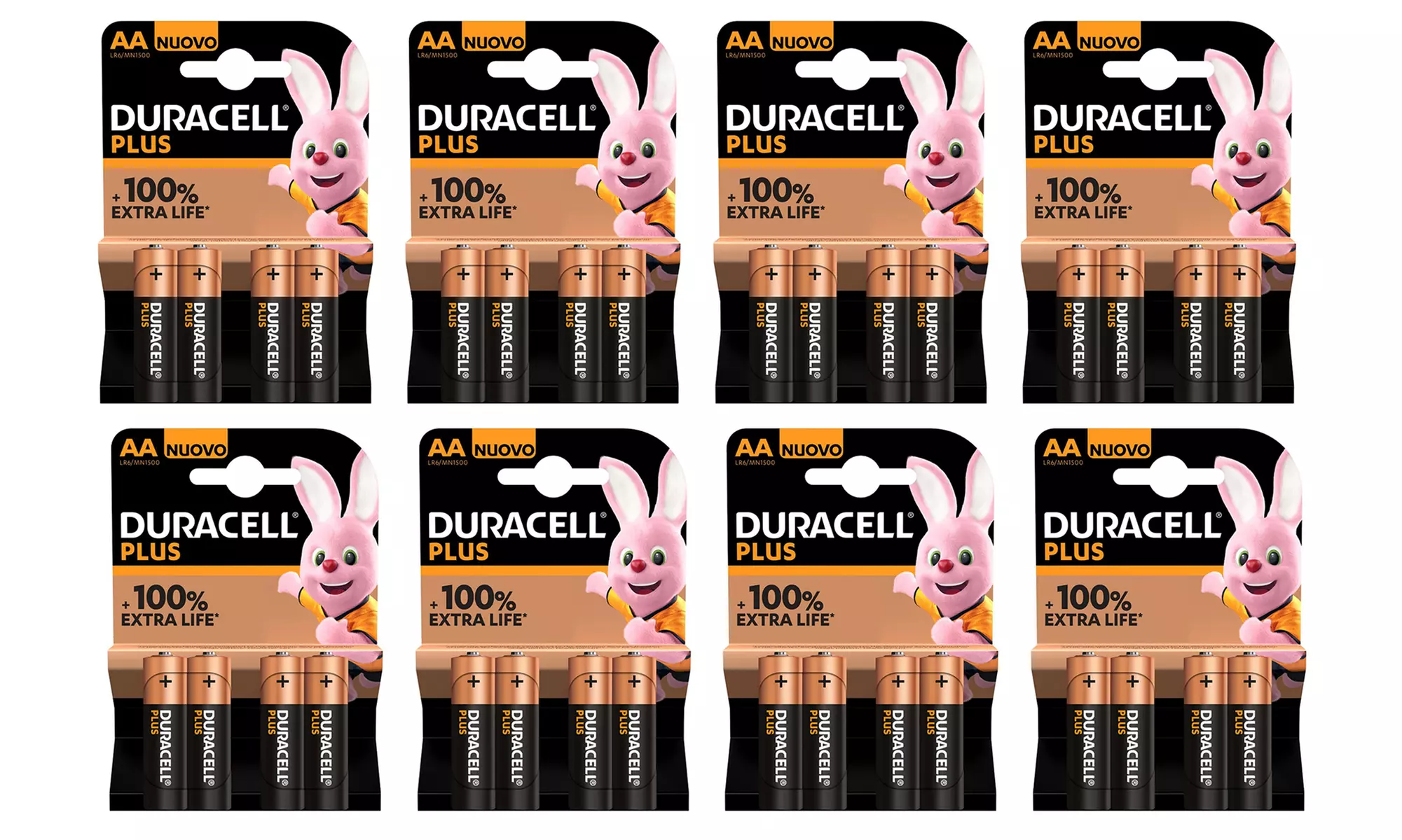 32 Pile Stilo o Mini Stilo Duracell AA