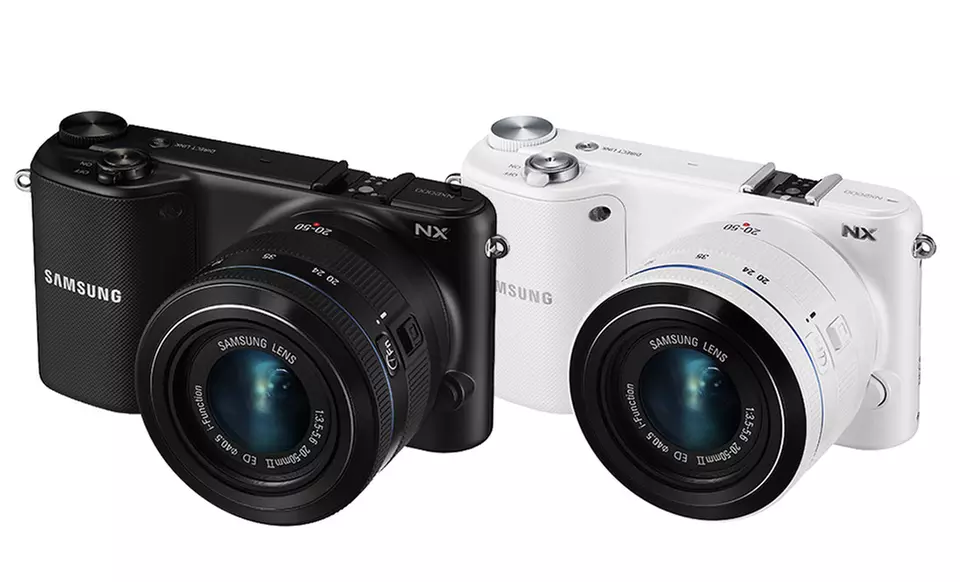 Samsung NX2000 20.3MP WiFi-Ready Interchangeable Lens Digital Camera with 20-50mm Lens and 3.7" LCD Screen (Refurbished) - Primary Image