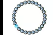 1x, 2x oder 3x Hämatit-Armband mit blauer Opal-Perle für Damen und Herren inkl. Versand - Second Medium