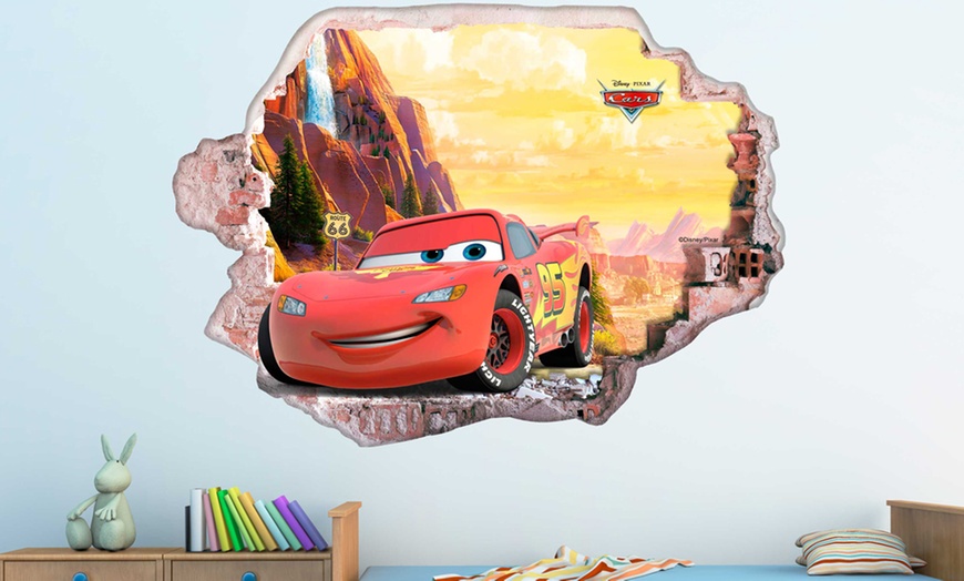 Image 2: Disney Cars Vinyl Wall Decal 