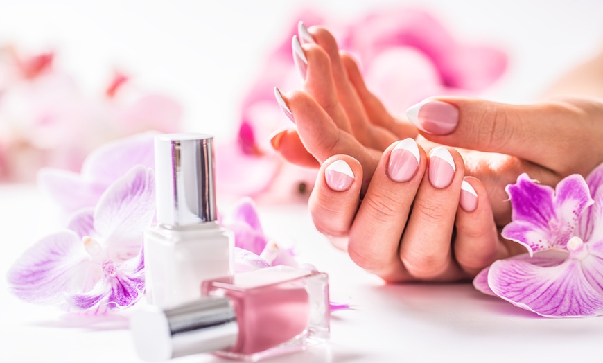 Image 1: Manicure & Pedicure Packages with Spa and Blowdry Options