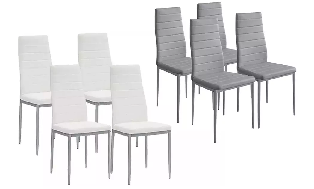 Set di 4 sedie in 5 colori Bakaji