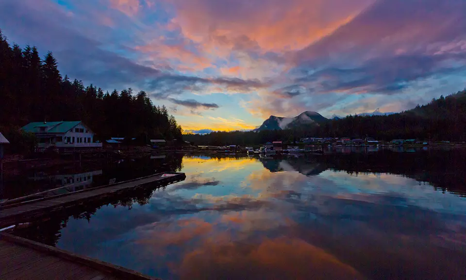 3-Night Stay with Fishing Excursions and Meals at Rugged Point Lodge in Kyuquot, BC - Primary Image