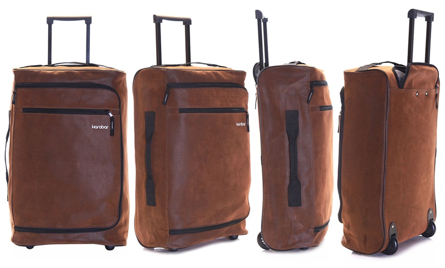 Image 3: Folding Wheeled Cabin Bag