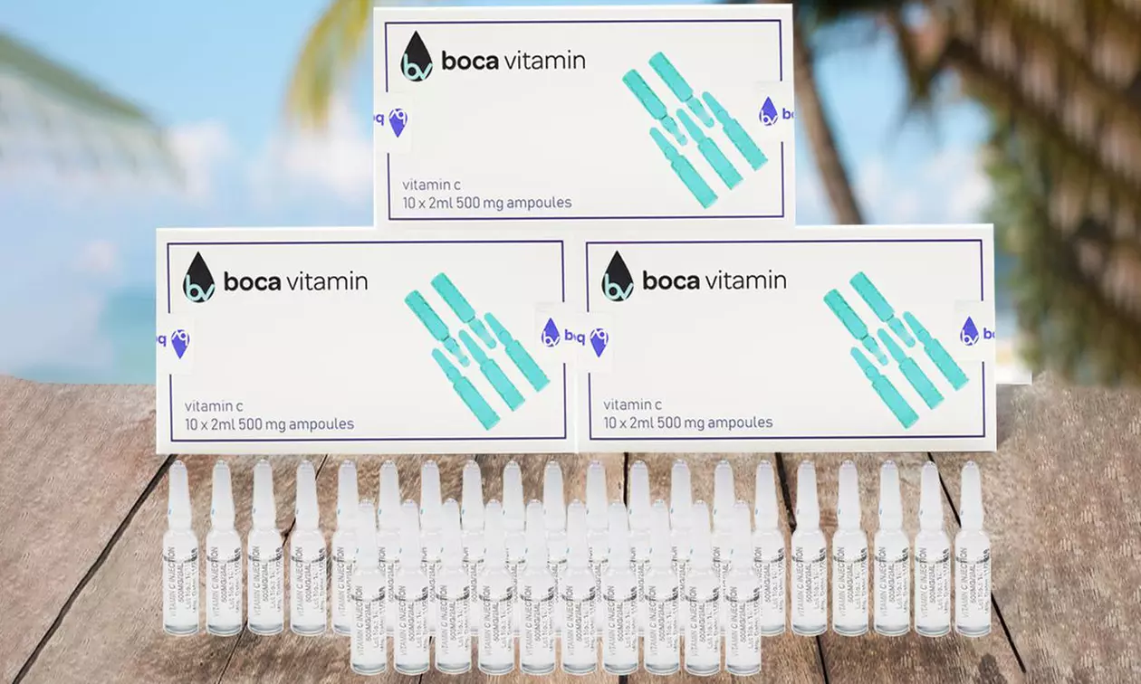 B12, Lipo B Complex, or Vitamin C Ampoules from Boca Vitamin (Up to 76% Off). Nine Options Available. - Second Medium