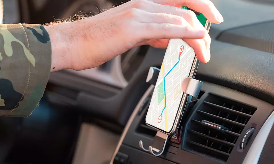 Supporto da auto per smartphone, disponibile in 2 modelli - Primary Image