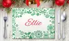 One, Two, or Four Custom Glass Christmas Placemats from Fabness (Up to 81% Off).