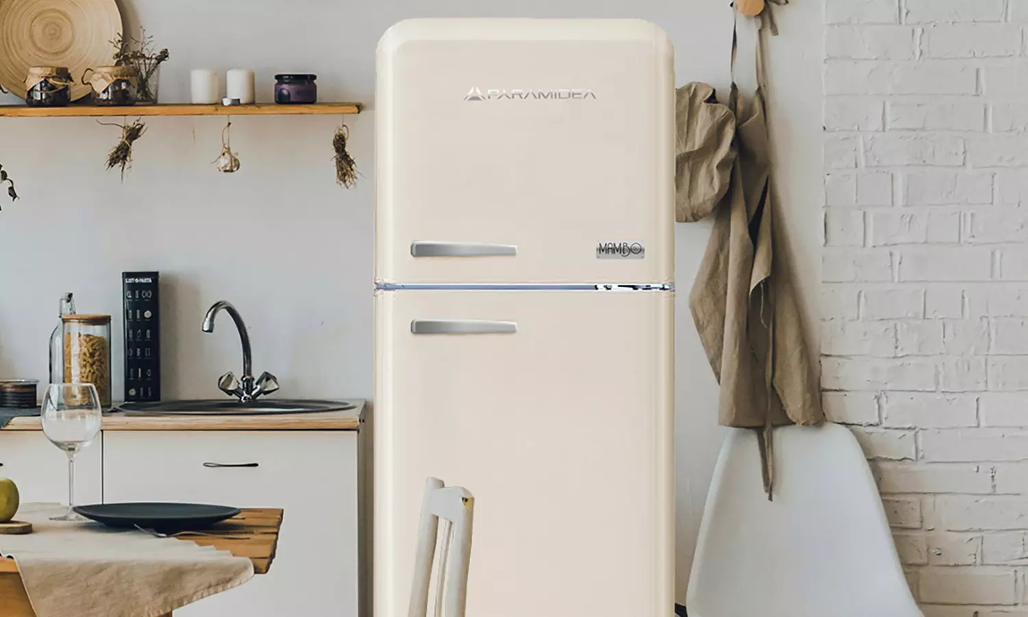 Frigorifero ventilato a doppia porta Pyramidea