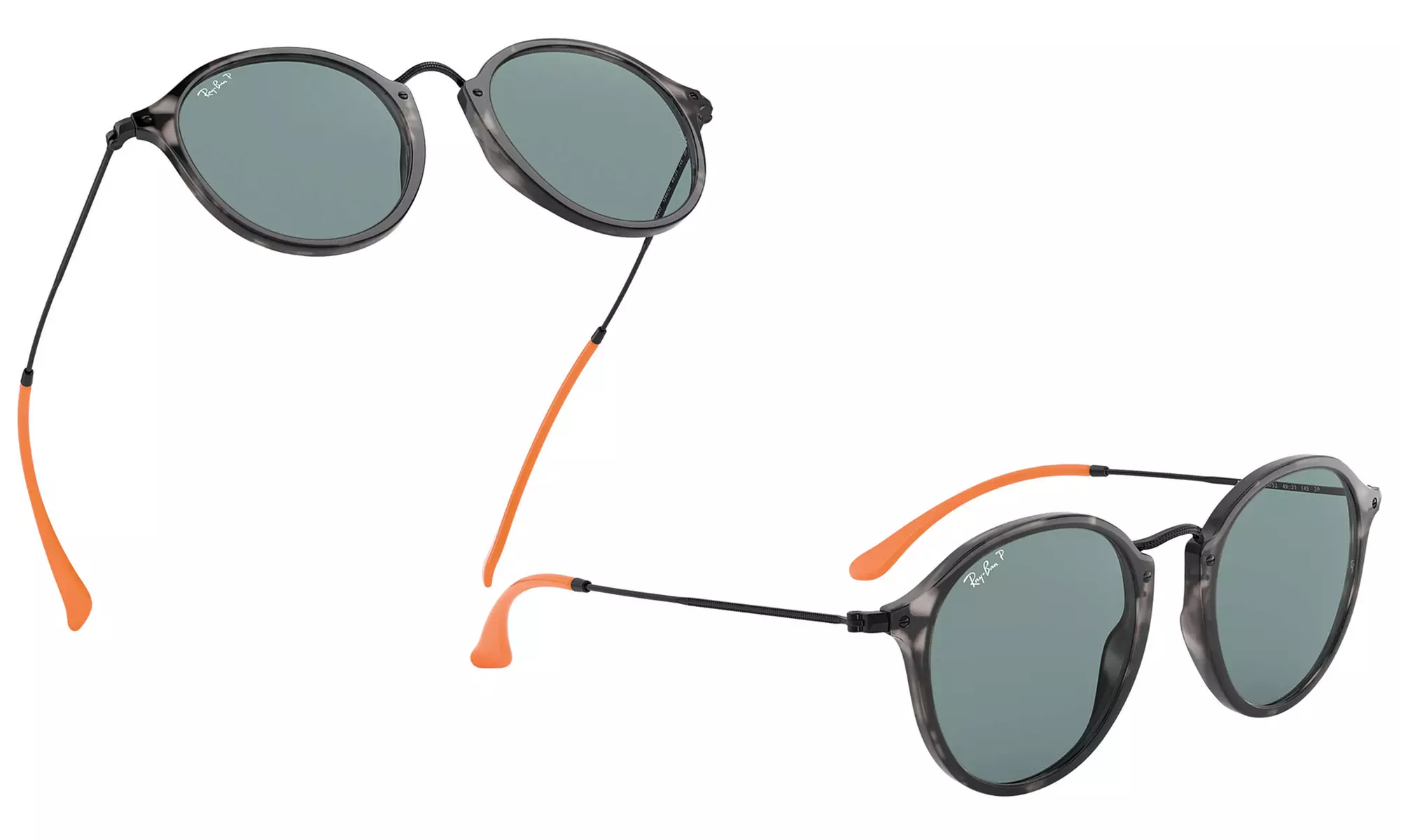 Ray-Ban Round Fleck Pop Polarized Sunglasses - Second Medium